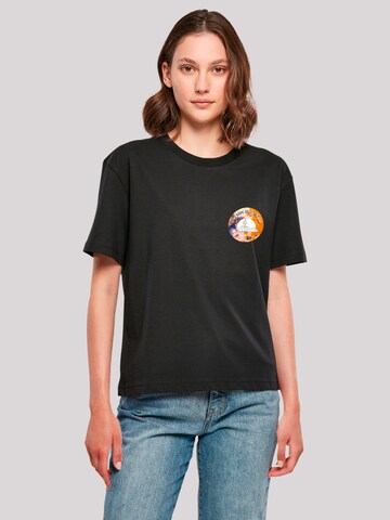 F4NT4STIC Shirt 'Heroes of Childhood Pinocchio Sundowner' in Zwart: voorkant