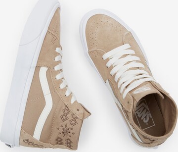 Sneaker alta '6117 SK8' di VANS in marrone