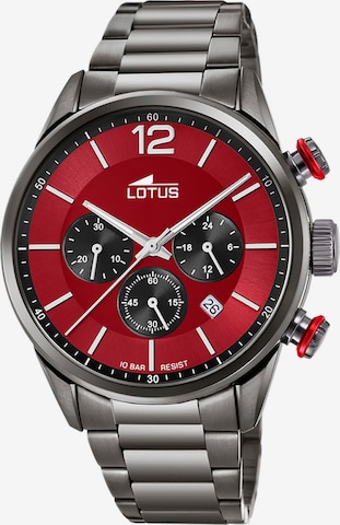 Lotus Analog Watch in Red: front