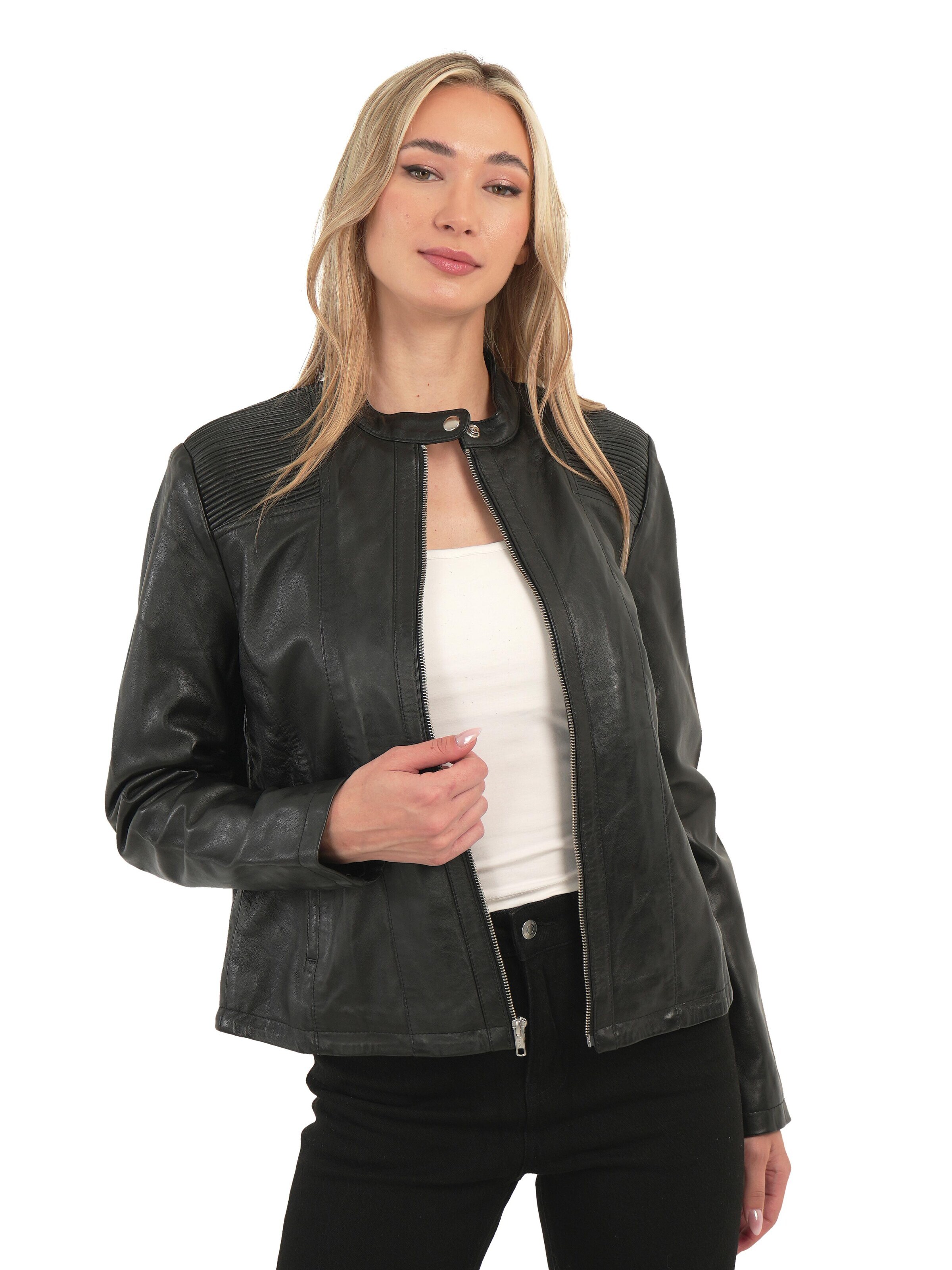Chic and Clicks - Chaqueta de entretiempo 'Matrix' en negro