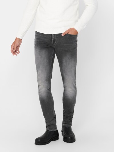 Only & Sons Jeans 'LOOM' in grey denim, Modelansicht