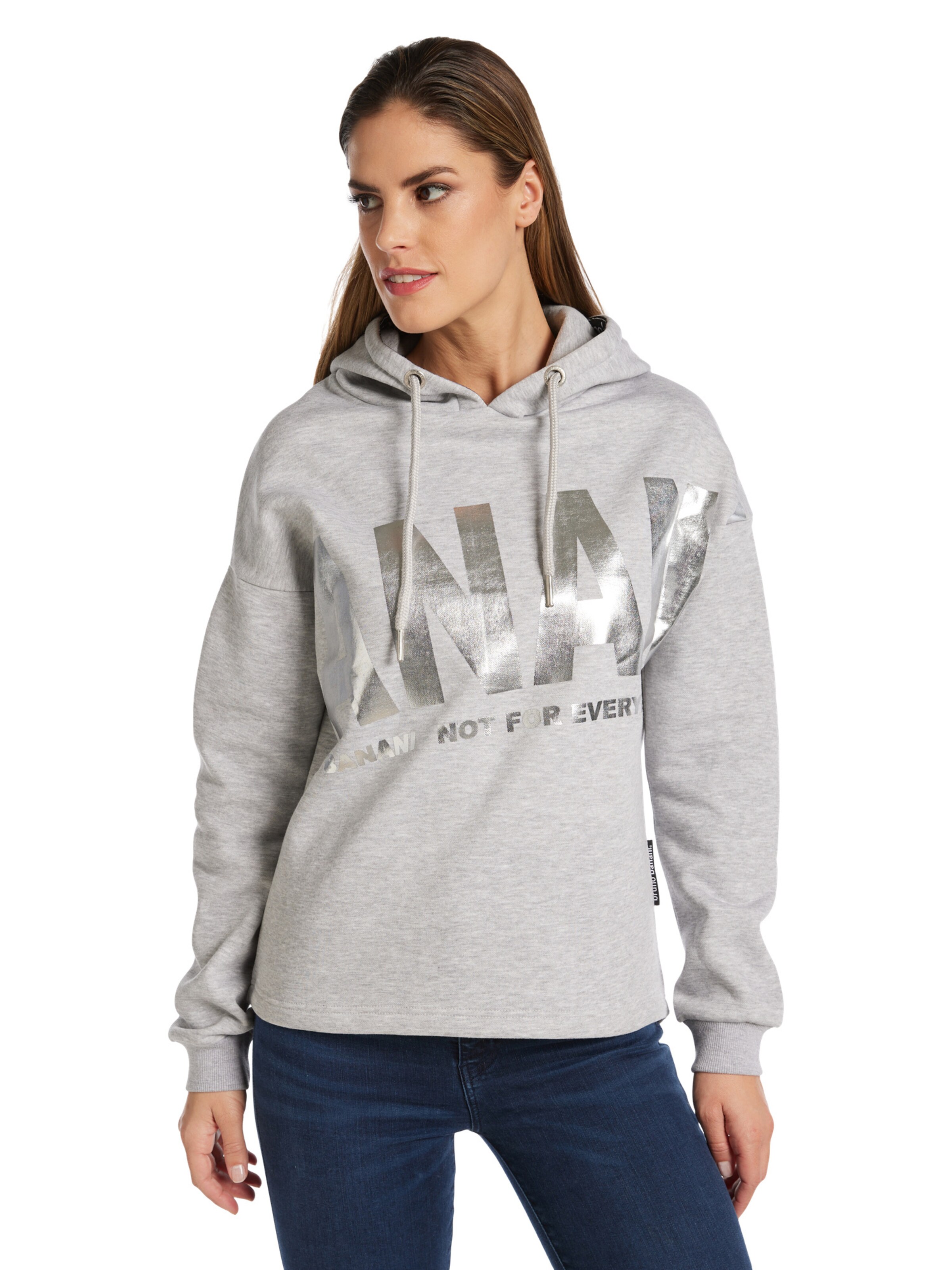 Bruno Banani Sweatshirt 'Chang' in Grijs: voorkant