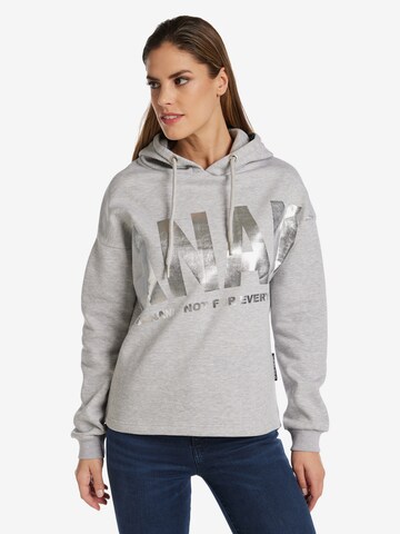 BRUNO BANANI Sweatshirt 'Chang' in Grijs: voorkant