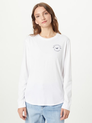 HOLLISTER Shirt in White: front