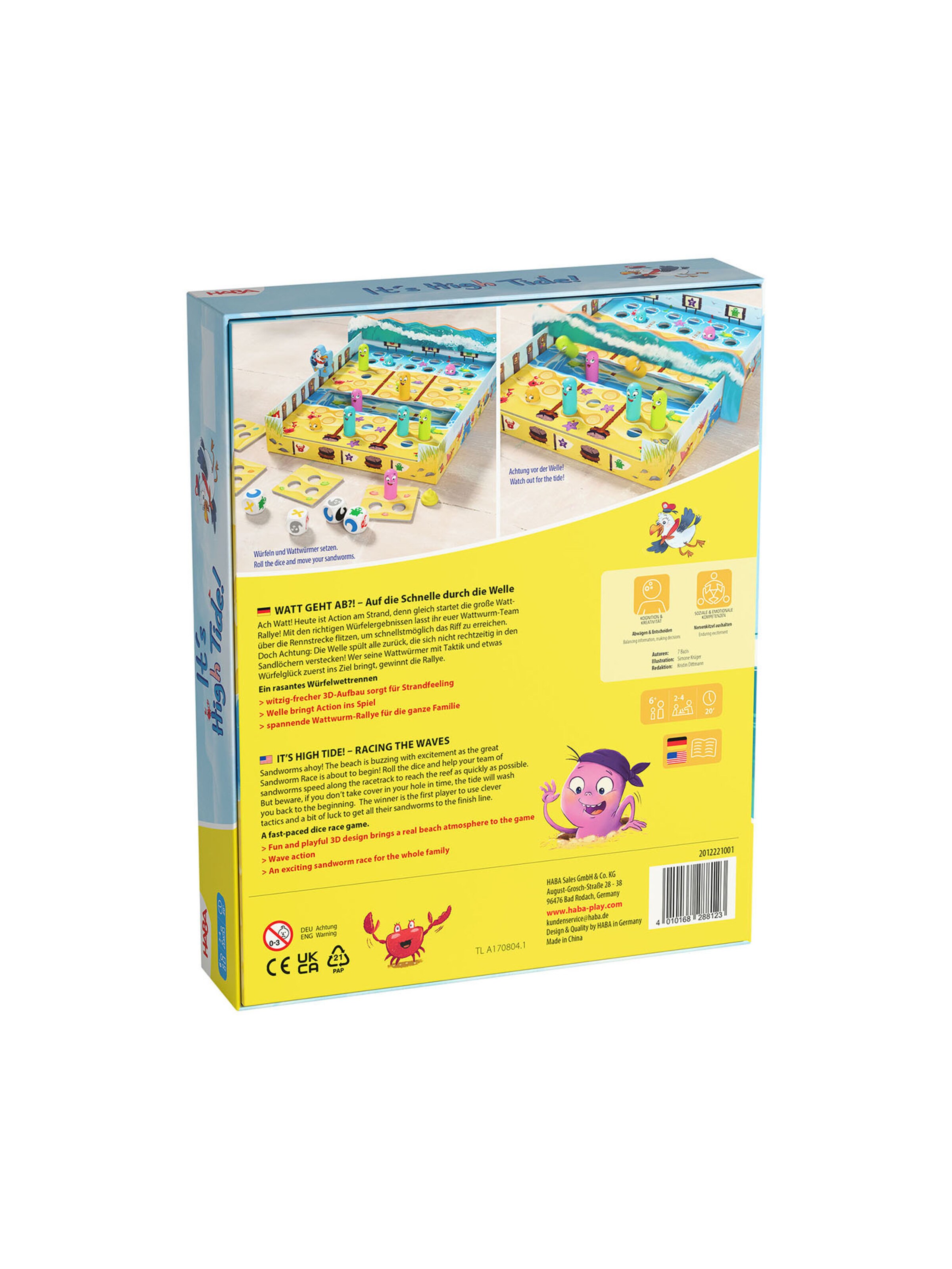 Jeux ' Watt geht ab ' HABA en mélange de couleurs