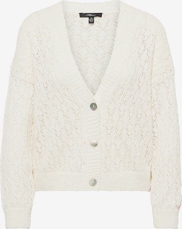 Mavi Knit Cardigan in White: front