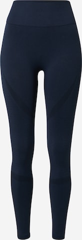 Athlecia Skinny Workout Pants 'Nagar' in Blue: front