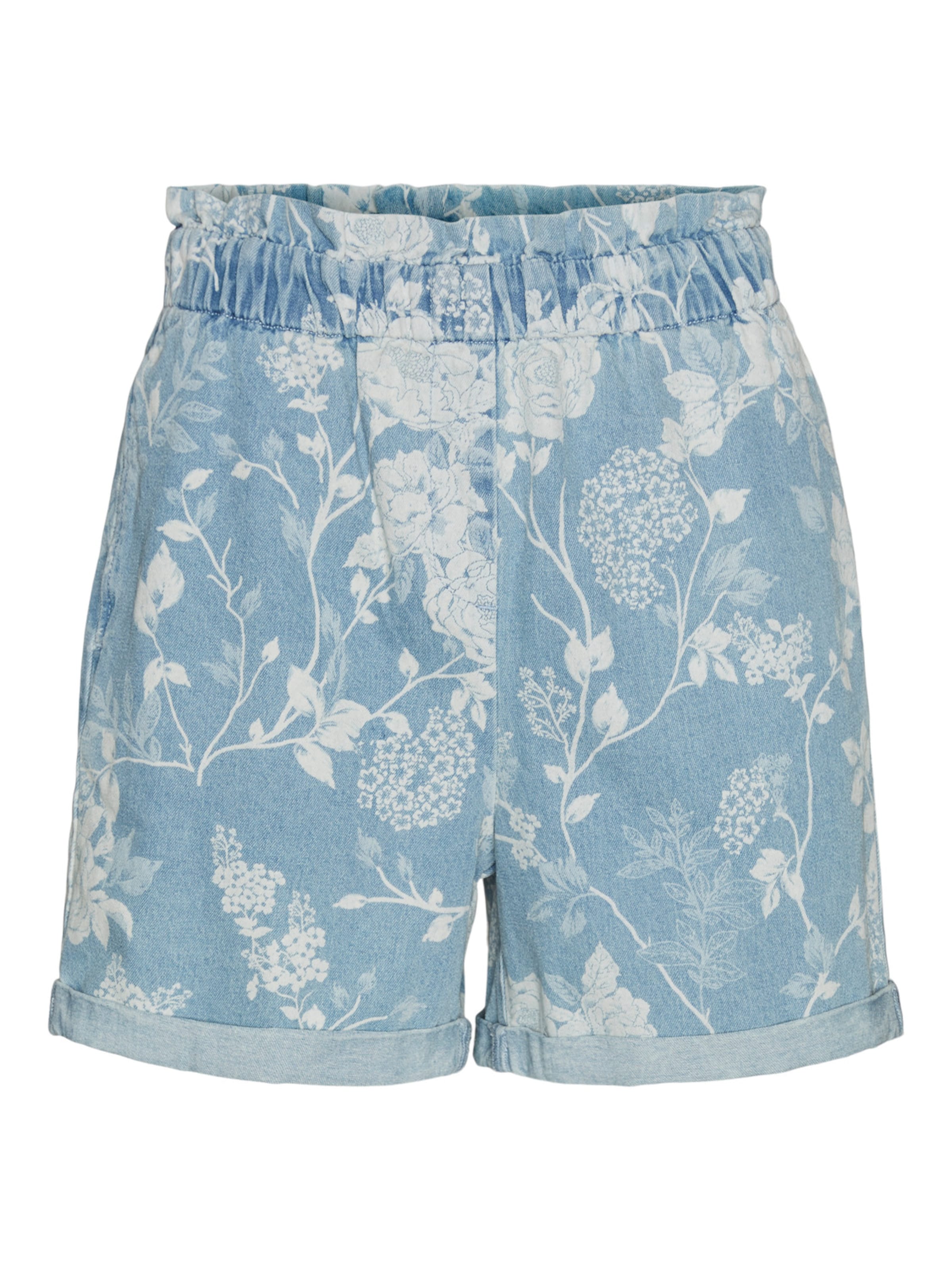 VERO MODA Jean 'Flora' en bleu denim / blanc, Vue avec produit