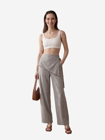 Wide leg Pantaloni di My fashion in grigio