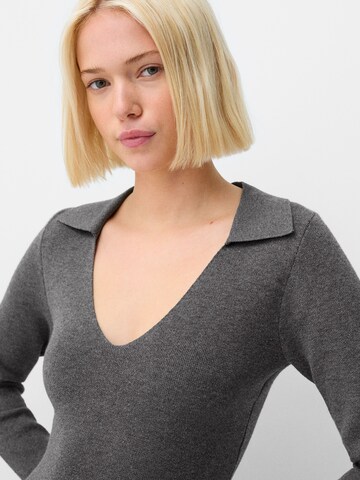 Bershka Knit dress in Grey