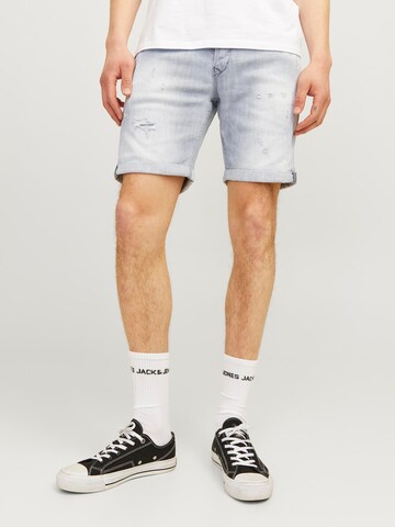 JACK & JONES Slimfit Shorts 'JJIRick JJBlair' in Grau: predná strana