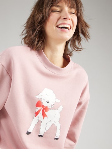 Monki Sweatshirt in Roze