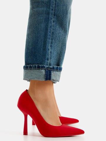 Escarpins Bershka en rouge