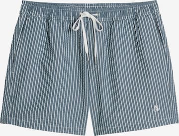 Shorts de bain ' Seersucker ' Marc O'Polo en bleu : devant