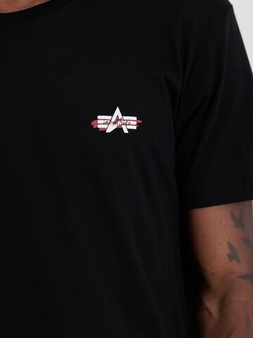 T-Shirt ALPHA INDUSTRIES en noir