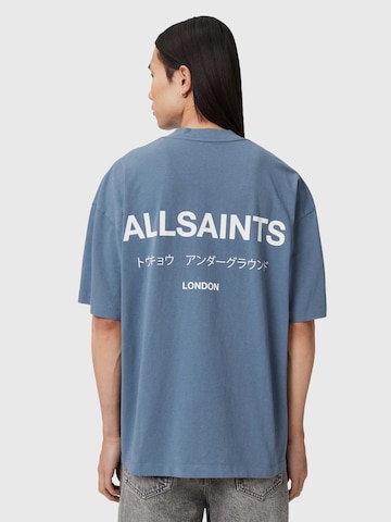 mėlyna AllSaints Marškinėliai 'Underground': priekis