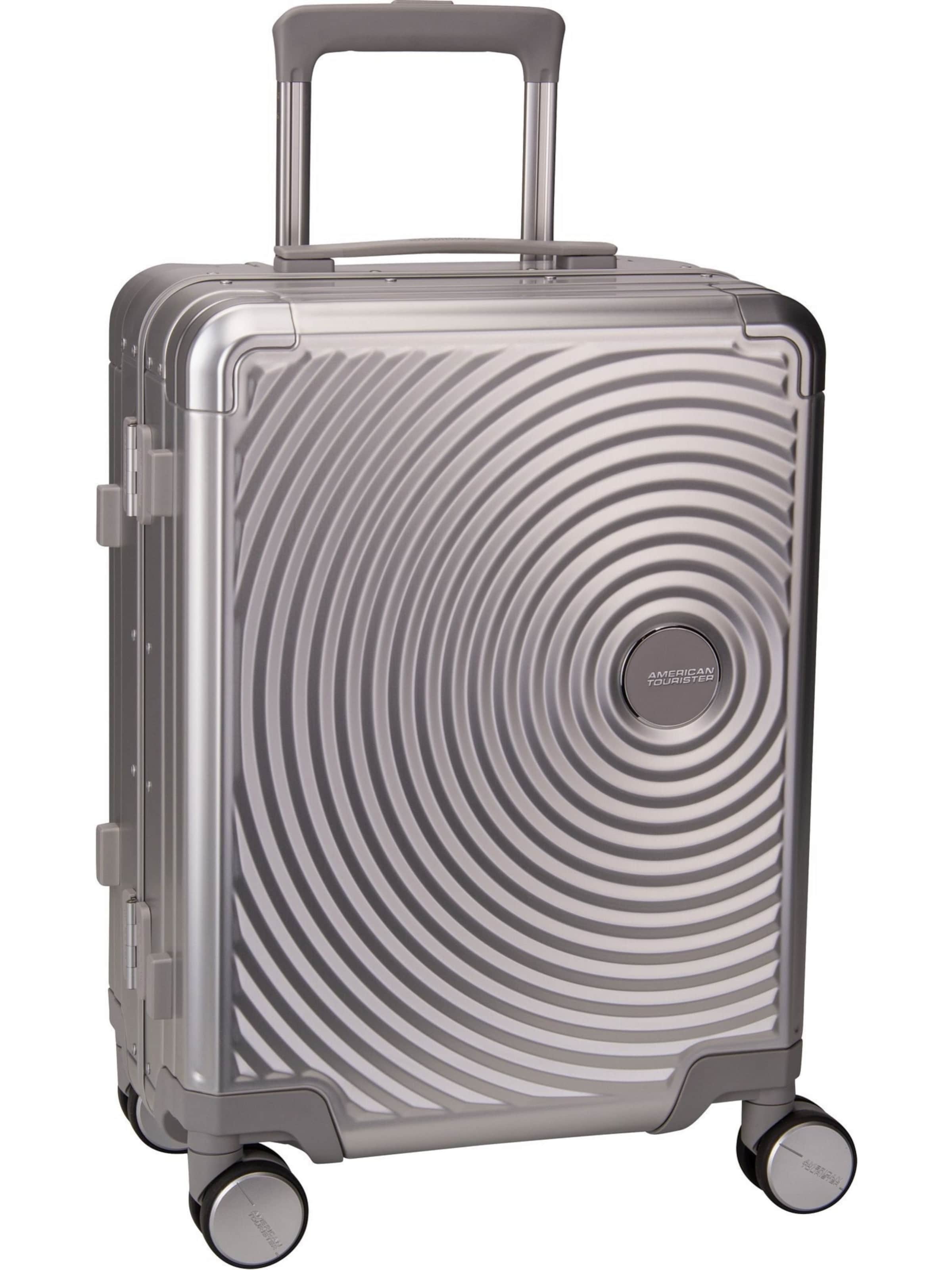 American Tourister Cart 'Soundbox' in Silver: front