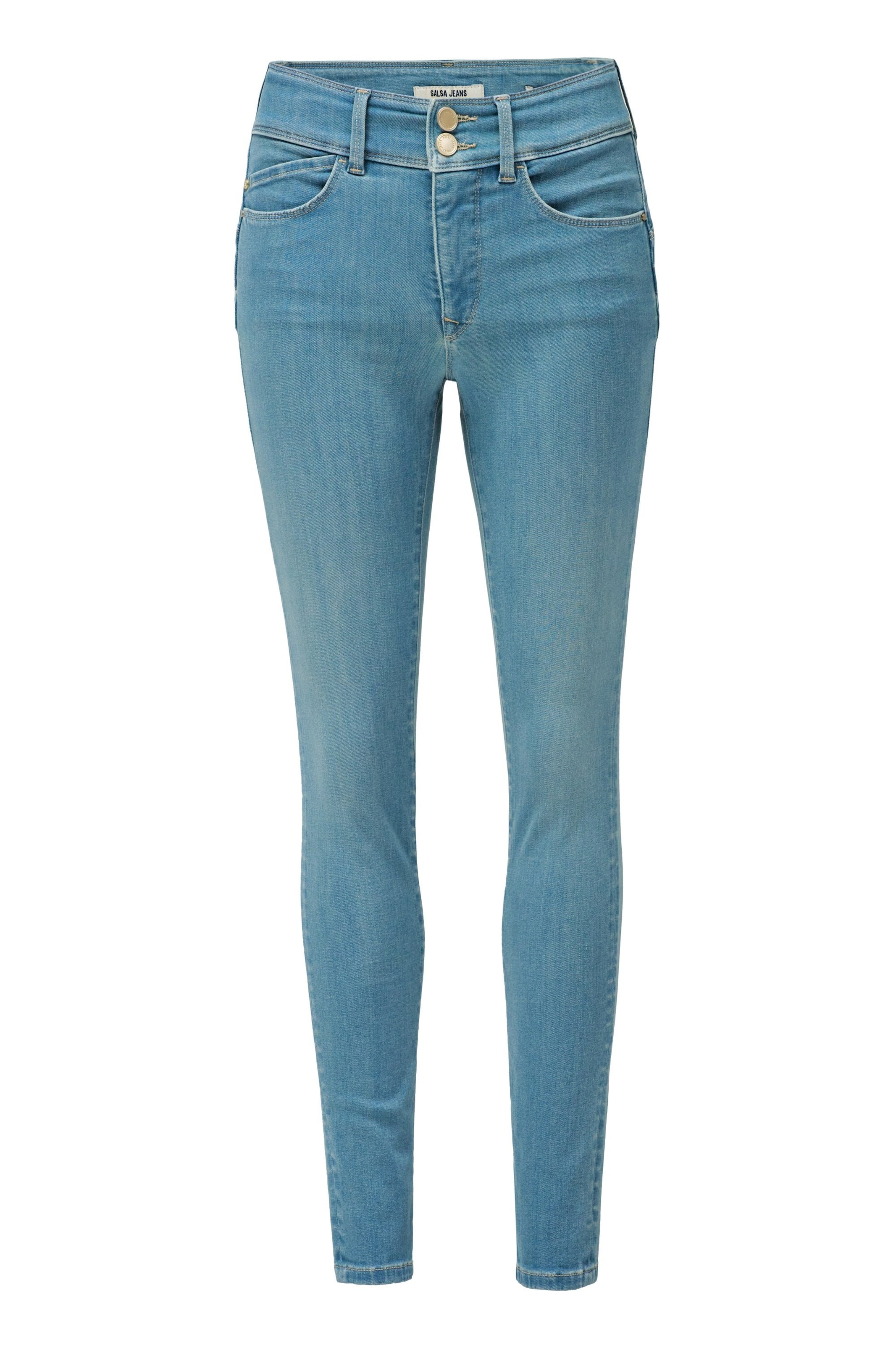Skinny Jean Salsa Jeans en bleu : devant