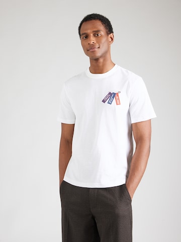 UNITED COLORS OF BENETTON Μπλουζάκι σε λευκό