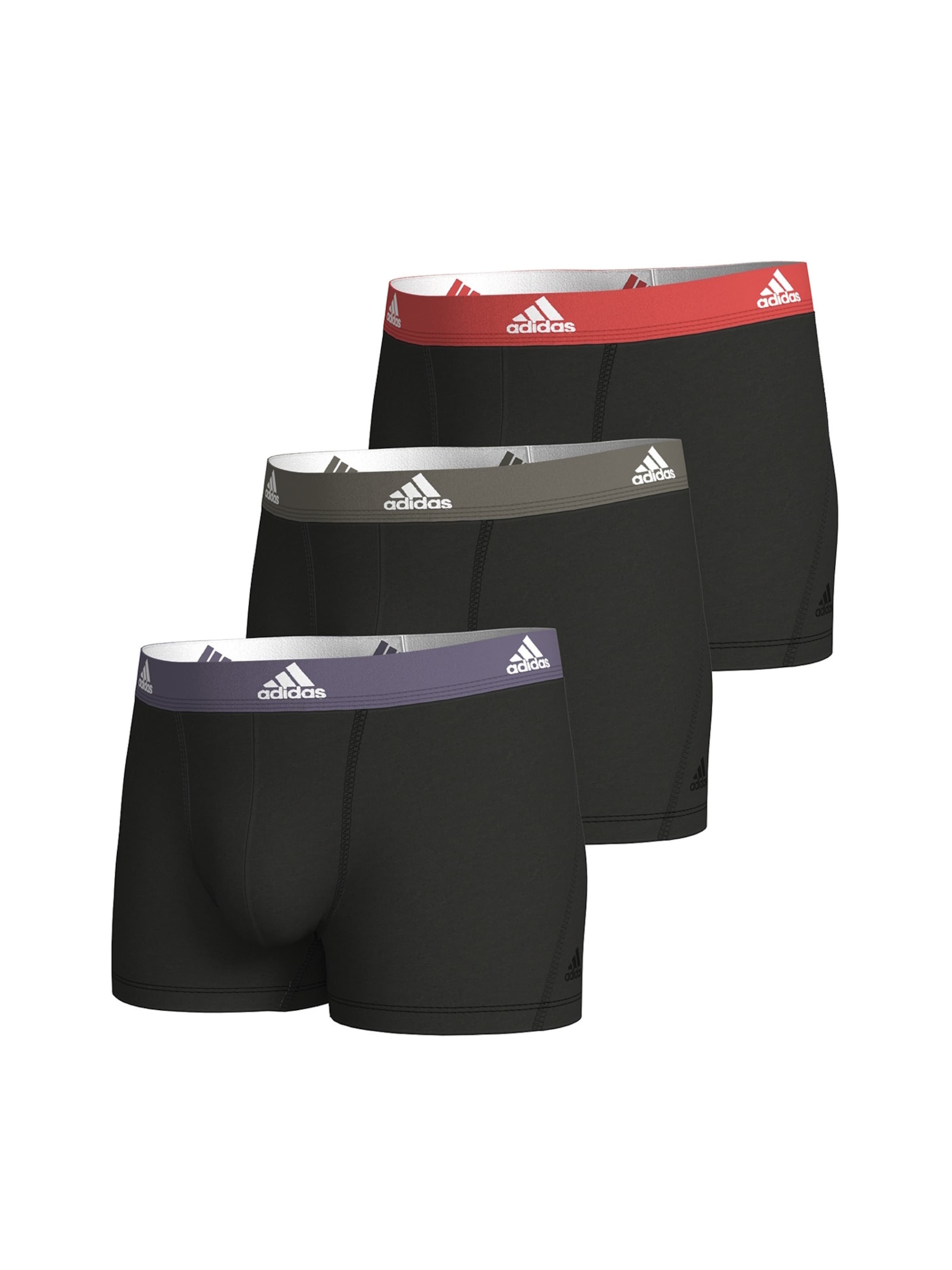 ADIDAS SPORTSWEAR Bokserishortsit värissä musta: etupuoli