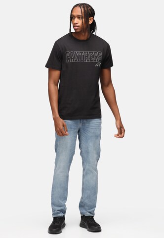Recovered Shirt 'NFL Panthers Logo Core' in Black