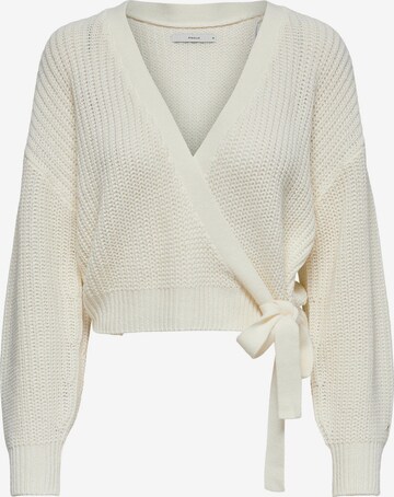 ONLY Knit cardigan 'BREDA' in White: front