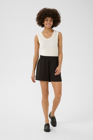 CULTURE Wide Leg Bukser 'CUagga Chabrina' i sort