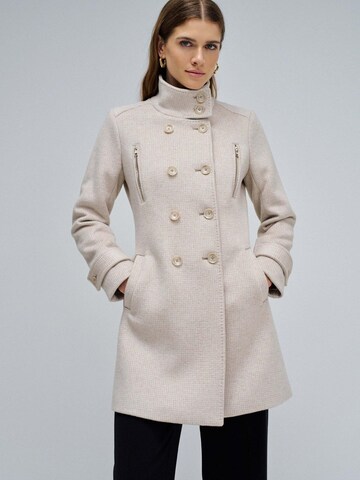 Salsa Jeans Winterjacke 'Grace Long Woolen Coat' in Beige
