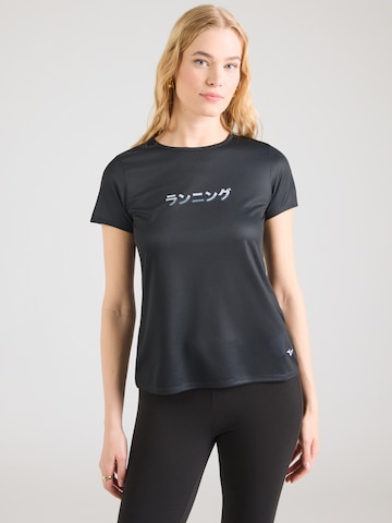 Tricou funcțional de la MIZUNO pe negru: față