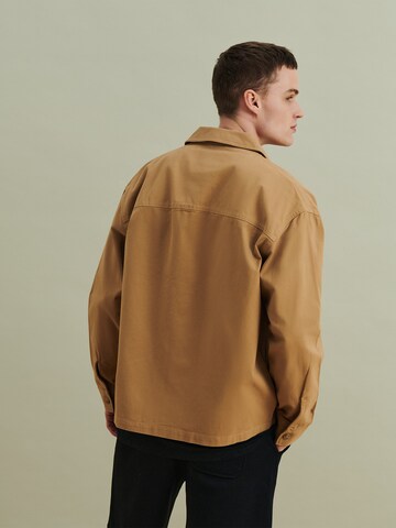 DAN FOX APPAREL Jacke 'Eduard' in Braun