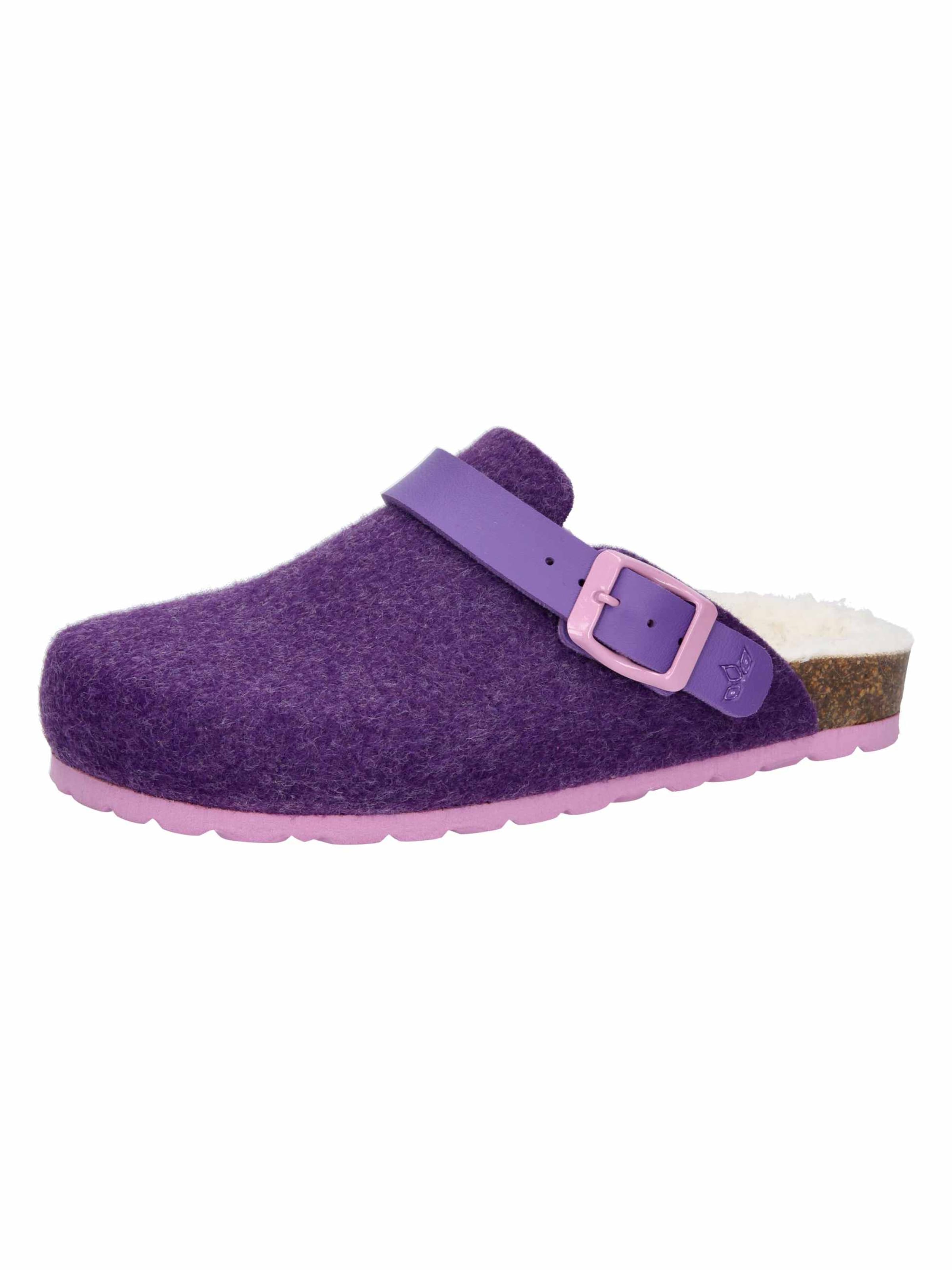 LICO Hausschuh in Lila: Vorderseite