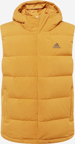 ADIDAS SPORTSWEAR Sports Vest 'Helionic Down' in Orange: front