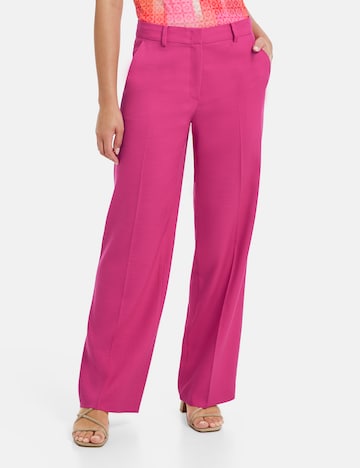 regular Pantaloni con piega frontale di GERRY WEBER in rosa: frontale