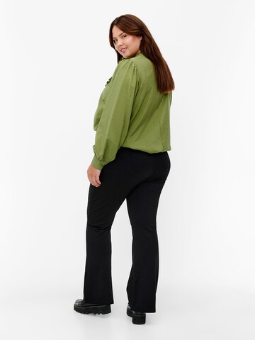 Zizzi - Acampanado Pantalón 'NOLA' en negro