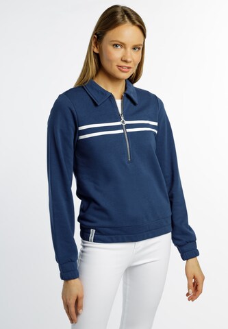 DreiMaster Maritim Sweatshirt in Blauw: voorkant