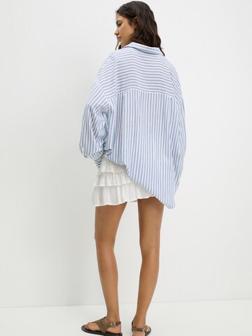 Chemisier Pull&Bear en bleu