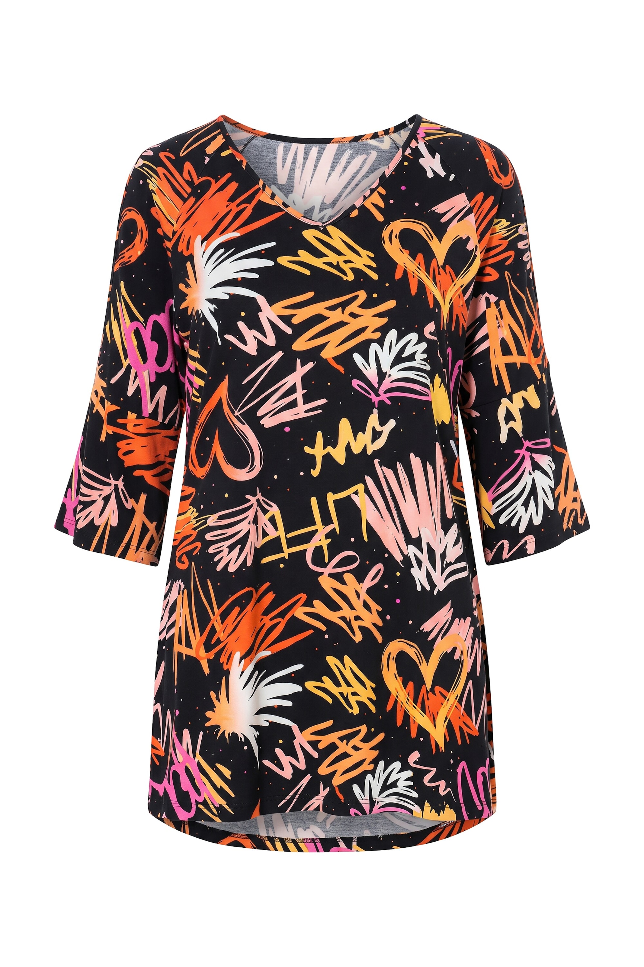 Angel of Style Tuniek in Zwart: voorkant