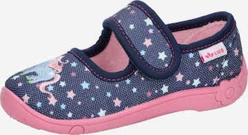 LICO Huisschoenen 'Cookie' in Blauw: voorkant