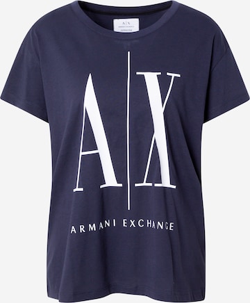 Maglietta '8NYTCX' di ARMANI EXCHANGE in blu: frontale