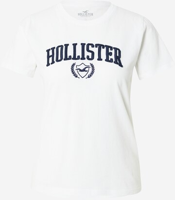 HOLLISTER Póló - fehér: elől