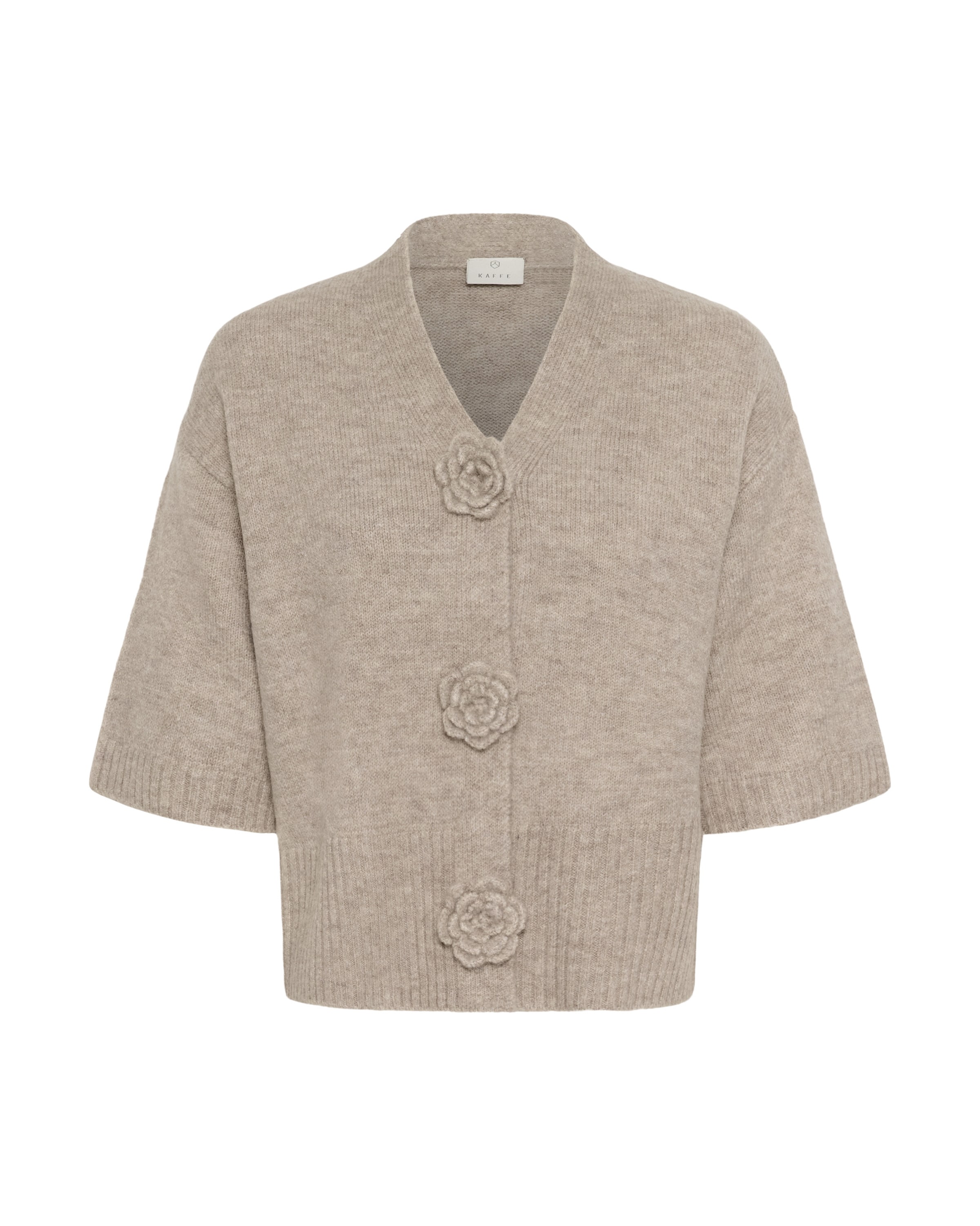 Cardigan 'Rosie' Kaffe en beige : devant