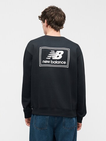 new balance Sweatshirt in Black: front