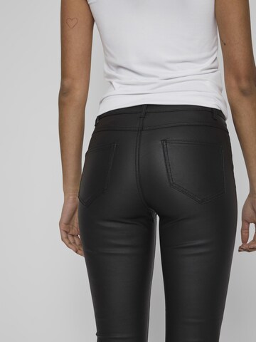 VILA Slim fit Trousers 'VISarah' in Black