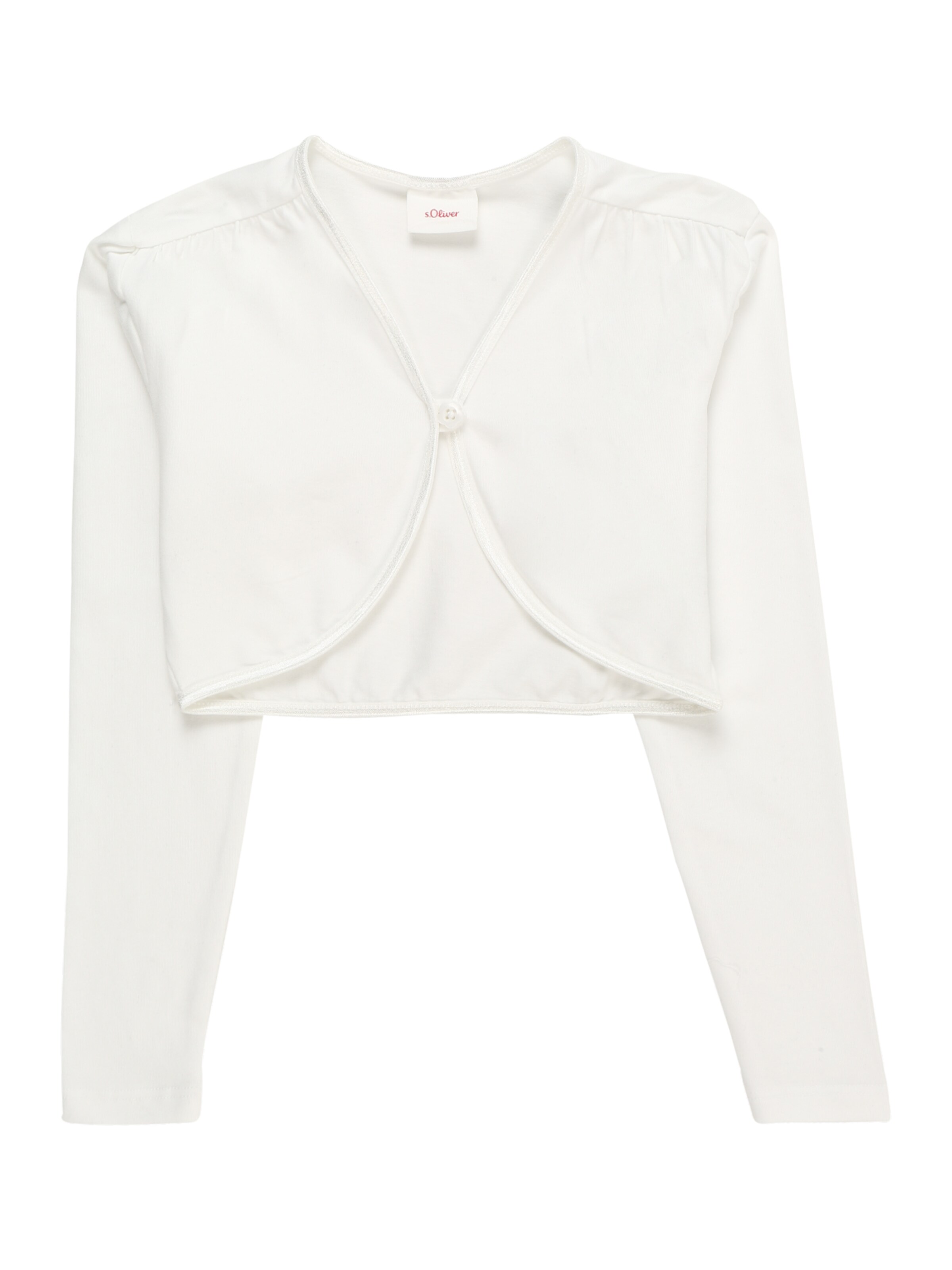 s.Oliver Strickjacke in Weiß: Vorderseite
