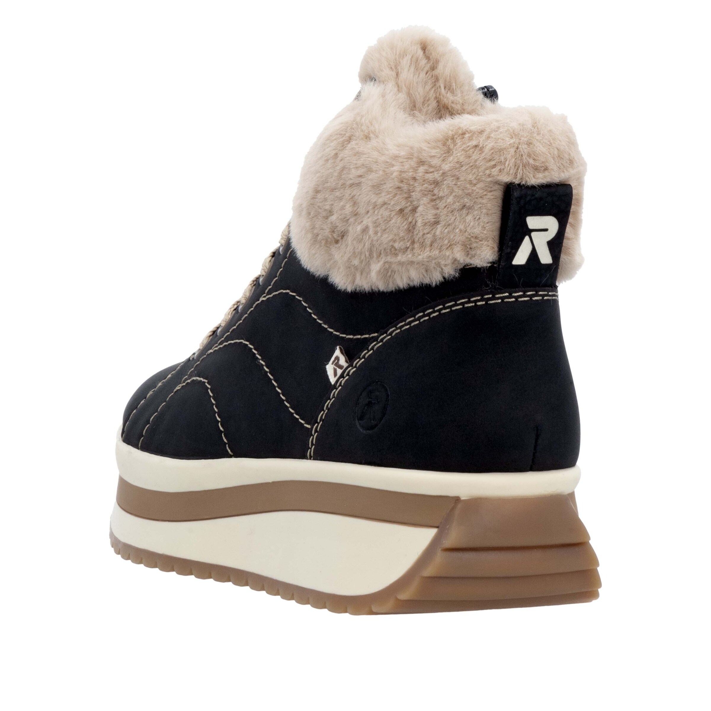 Baskets hautes Rieker en noir