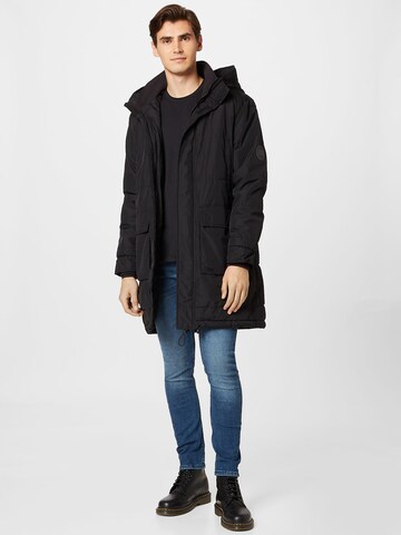 Alife and Kickin Winter parka 'BlakeAK' in Black