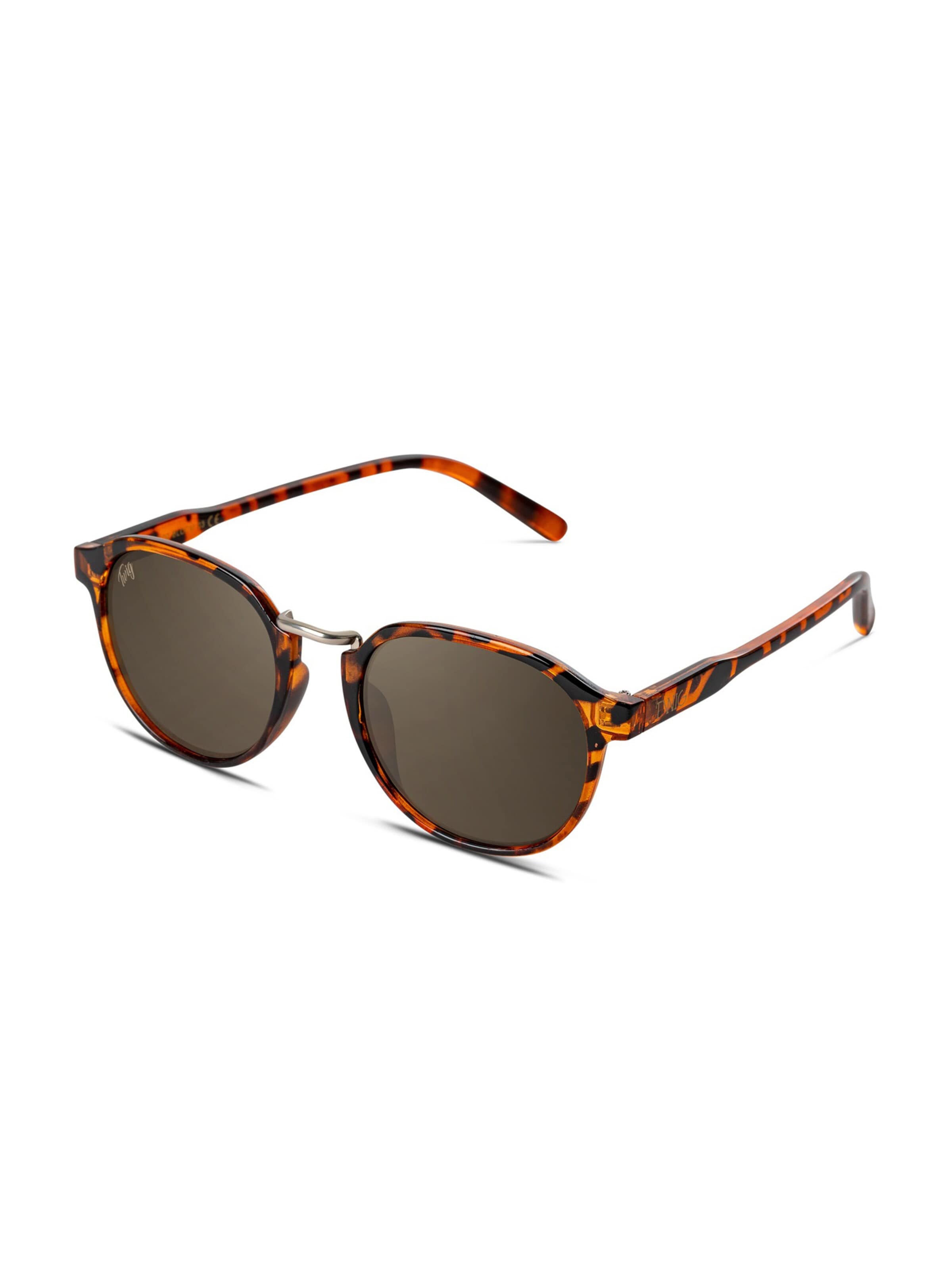 TWIG Concept Milano Okulary przeciwsłoneczne 'Bloom' w kolorze brązowy: przód