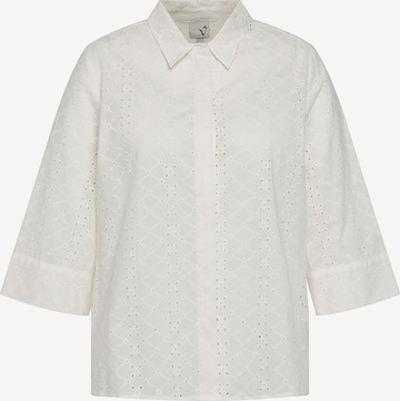 Ulla Popken Blouse in White: front