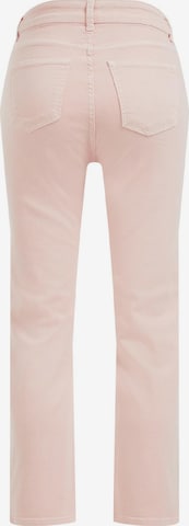 WE Fashion Regular Jeans in Pink