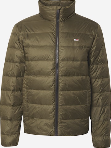 Tommy Jeans Зимно яке в зелено: отпред